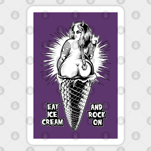 BBW Ice Cream Magnet by wildsidecomix